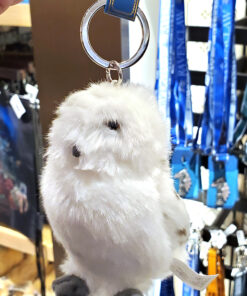 Universal Studios Parks Harry Potter Keychain with Plush Hedwig Owl