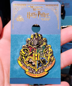 Wizarding World of Harry Potter Universal Studios Parks Pin Hogwarts Crest Rhinestones