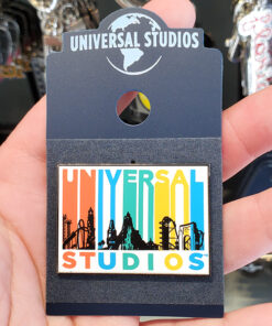 Universal Studios Parks Orlando Skyline Logo - Silhouette Pin