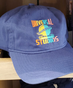 Universal Studios Parks Orlando Skyline Logo - Navy Blue Embroidered Hat