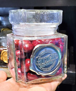 Toothsome Chocolate Emporium Universal Studios Parks - Glass Candy Jar Chocolate Cherries