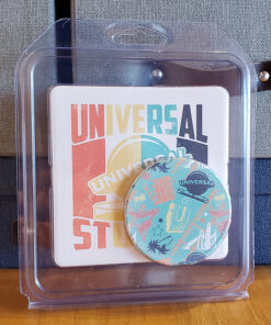 Universal Studios Parks Orlando Skyline Logo - Coaster Set