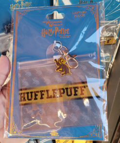 Wizarding World of Harry Potter Universal Studios Parks Hufflepuff ID Pouch with Charm