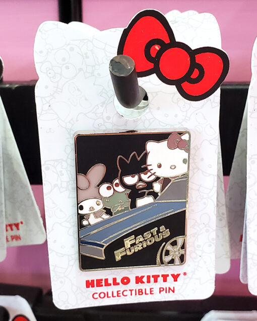 Hello Kitty / Fast and Furious Supercharged Universal Studios Parks Pin