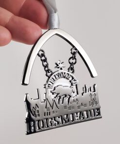 Universal Studios Parks Wizarding World of Harry Potter Holiday Ornament Metal Hogsmeade Sign Small