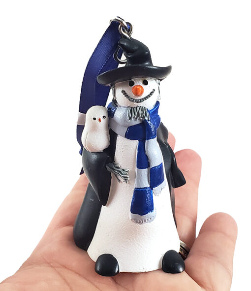Universal Studios Parks Wizarding World of Harry Potter Holiday Ornament Hogsmeade Snowman Ravenclaw