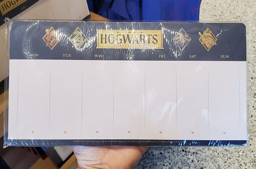 Wizarding World of Harry Potter Universal Studios Parks Hogwarts Embellished Horizontal Notepad