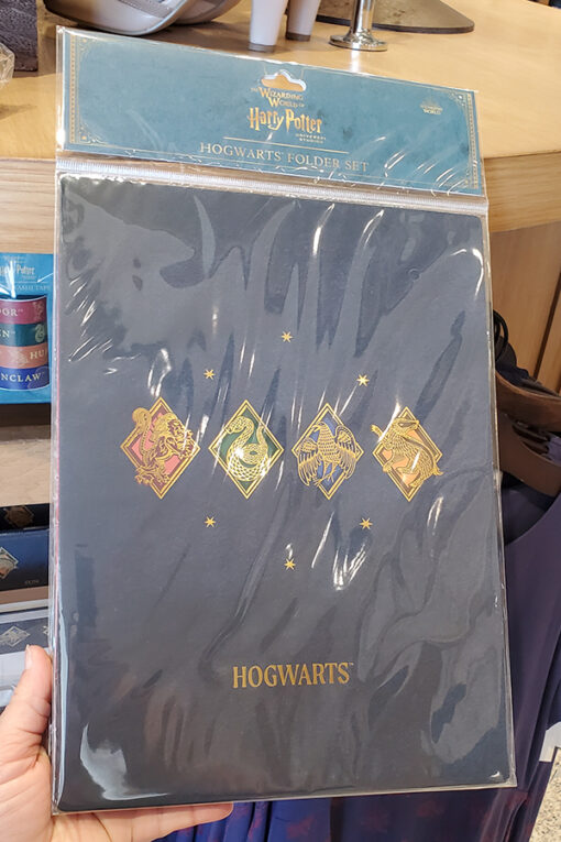 Wizarding World of Harry Potter Universal Studios Parks Hogwarts Embellished Folders Set