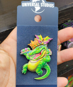 Universal Studios Orlando Florida Mardi Gras 2023 King of Bayou Gator 3D Pin