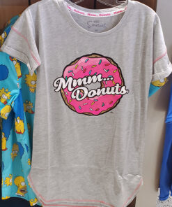 The Simpsons Universal Studios Parks Mmm... Donuts Sleep T-Shirt Nightgown