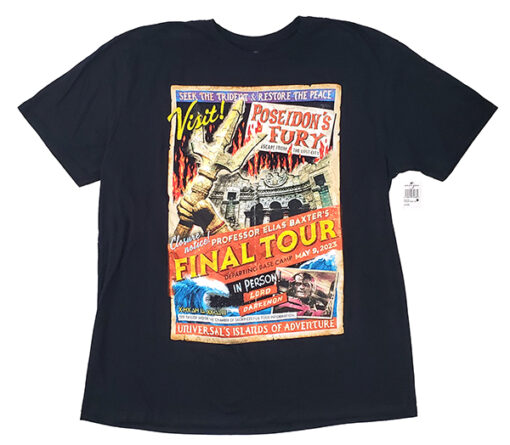 Poseidon's Fury Final Tour Universal Studios Attractions Rides T-Shirt