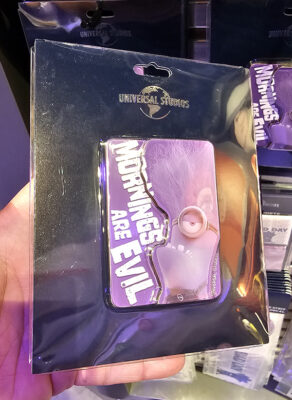 Universal Studios Parks Despicable ME Minions Evil Minion "Mornings Are Evil" Layered Magnet