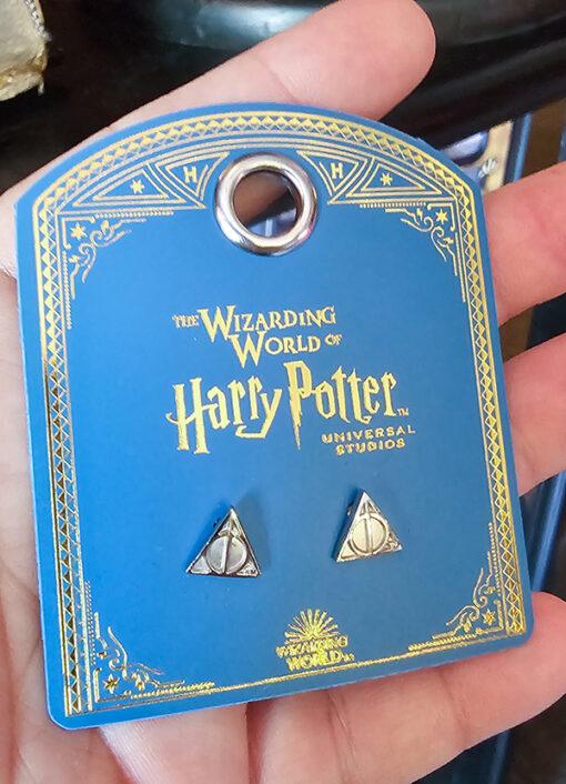 Deathly Hallows Universal Studios Jewelry Triangle Stud Earrings