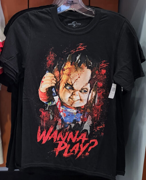 Hello Kitty Universal Studios Chucky T-Shirt Wanna Play?