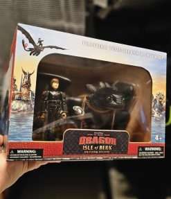 Epic Universe How to Train Your Dragon Isle of Berk Toothless and Hiccup Figure Set