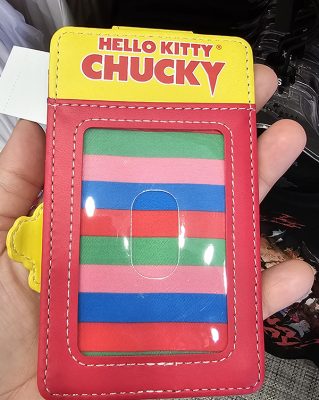 Alternative view of Universal Studios Hello Kitty x Chucky Character Card Holder Wallet
