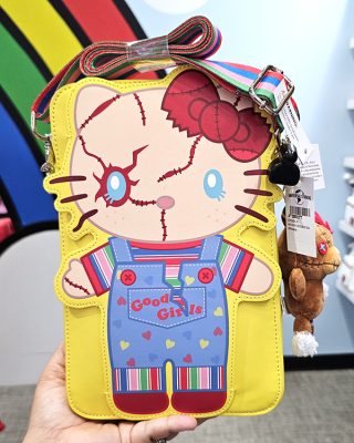 Universal Studios Hello Kitty x Chucky Crossbody Bag with Plush Charm