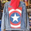 Captain America Universal Studios Parks Marvel Denim Jacket