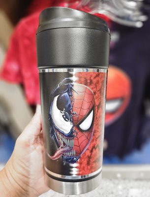 Spider-Man Universal Studios Parks Marvel 24oz Tumbler Tie Dye Spider-Man VS Venom