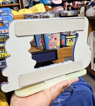 Alternative view of SpongeBob Squarepants Universal Studios Parks Friends Better Together Acrylic Photo Frame Display Stand