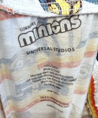Despicable ME Universal Studios Parks Minions Sleepover Adult Pajama Pants - Image 4