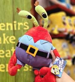 Alternative view of SpongeBob Bikini Bottom Universal Studios 15" Soft Plush Toy Figure Mr Krabs
