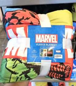 Universal Studios Parks Marvel Comic Blanket 50x60