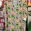 Universal Studios Parks Marvel Comic Button Down Short Sleeve Shirt
