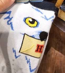 Wizarding World of Harry Potter Universal Studios Parks Waiting For My Letter Hedwig Owl Socks