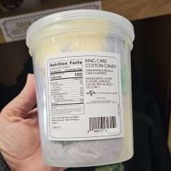 Alternative view of Mardi Gras 2026 Universal Studios King Cake Cotton Candy Tub 1.75oz