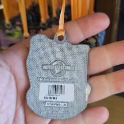 Alternative view of Mardi Gras 2026 Universal Studios Neon Gator Sign Holiday Ornament