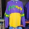 Mardi Gras 2026 Universal Studios Purple Yellow Parade Wingback Longsleeve Shirt