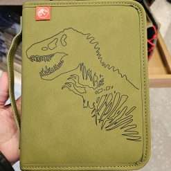 Alternative view of Jurassic Park Universal Studios Parks Green T-Rex Camo Zip Folio Set