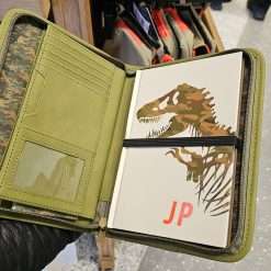 Jurassic Park Universal Studios Parks Green T-Rex Camo Zip Folio Set