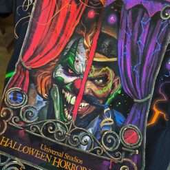 Jack the Clown and Dr. Oddfellow Halloween Horror Nights 2026 Black T-Shirt - Image 2