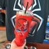 Spider-Man Marvel Universal Studios Parks 40oz Red Stainless Tumbler with Lid and Straw