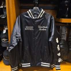 Alternative view of Universal Studios Globe Retro Icons Black Bomber Jacket