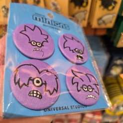 Alternative view of Illumination's Evil Minions Universal Studios Purple Buttons (4-Pack)