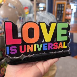 Universal Studios Love Is Universal Acrylic Desk Standee Sign Decor