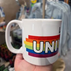 Universal Studios Love Is Universal Rainbow Ceramic Coffee Mug Pride
