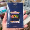 Universal Studios Love Is Universal Refrigerator Magnet Set 3 Piece Rainbow