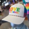 Universal Studios Love Is Universal Rainbow Trucker Hat Adult Adjustable