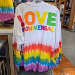 Universal Studios Love Is Universal Rainbow Tie Dye Spirit Jersey Adult