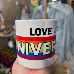 Alternative view of Universal Studios Love Is Universal Rainbow Ceramic Coffee Mug Pride