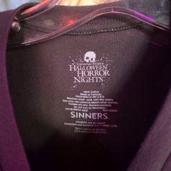 Halloween Horror Nights 2026 Sinners Blacklight Reactive T-Shirt - Image 4