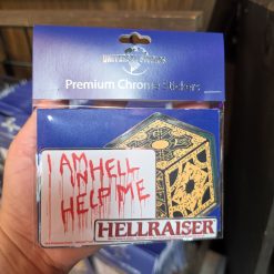 Halloween Horror Nights 2026 Hellraiser Premium Chrome Sticker Set