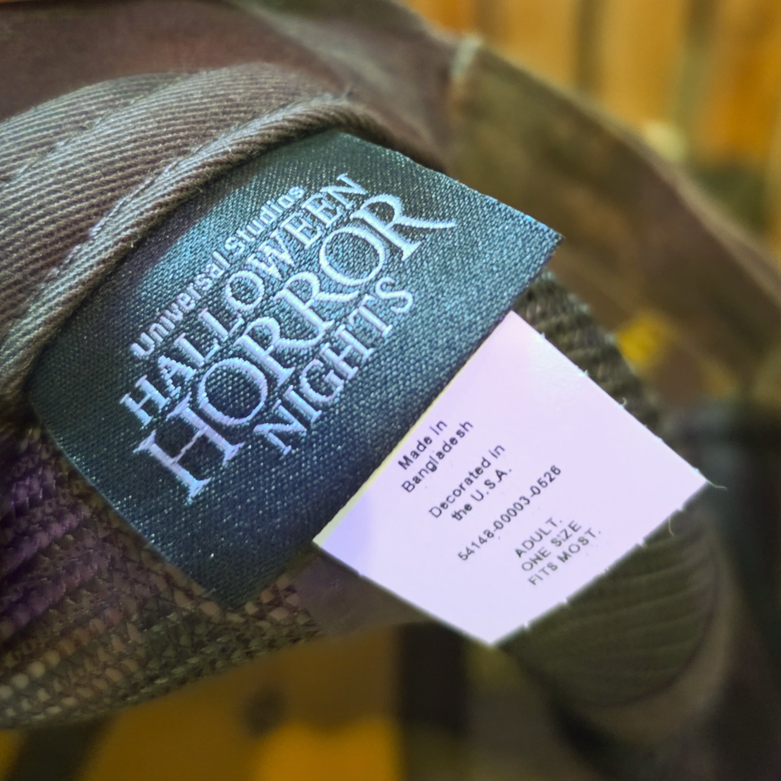 Halloween Horror Nights 2026 Sinners Distressed Trucker Hat - Image 3