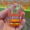 Universal Cabana Bay Beach Resort Orange Base Shot Glass Souvenir