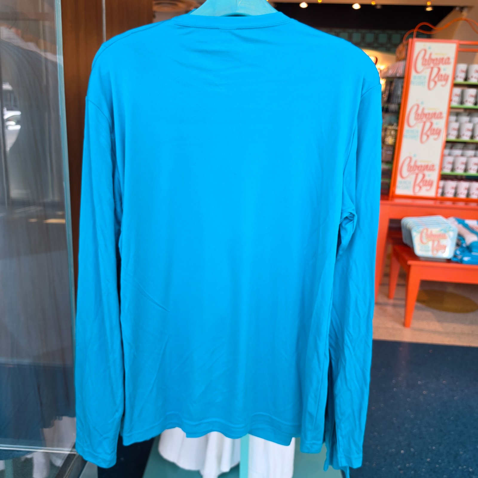 Universal Cabana Bay Beach Resort Long Sleeve Performance Shirt Atomic Blue - Image 2