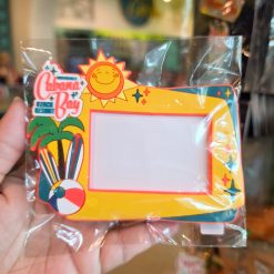 Universal Cabana Bay Beach Resort Retro Photo Frame Refrigerator Magnet with Easel Stand